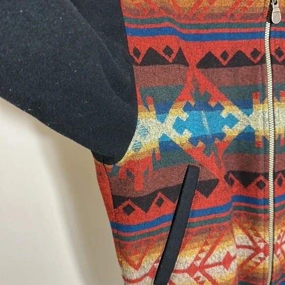 Pendleton M Western Coat Mens Coyote Canyon Big Horn Black DK579 - Picture 8 of 14